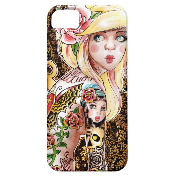 Wind Me Up Tattooed Pin Up iPhone 5 Cover