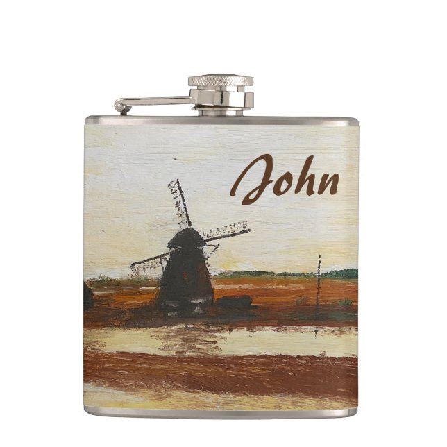 Wind Mill Flask (Front)
