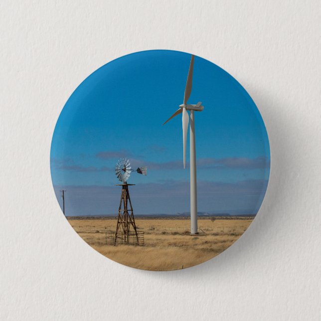 Wind Mill Turbine Button (Front)
