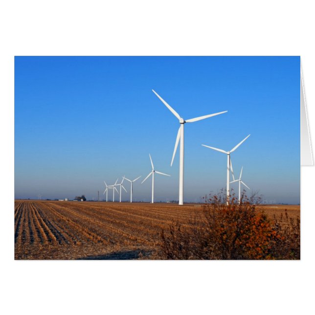 Wind Mill Turbine in an Autumn Afternoon (Front Horizontal)