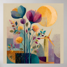 Wind Petals - Solarpunk Poster