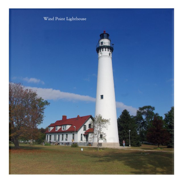 Wind Point Lighthouse acrylic wall art (Front)