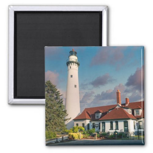 Wind Point Lighthouse on Lake Michigan  Magnet