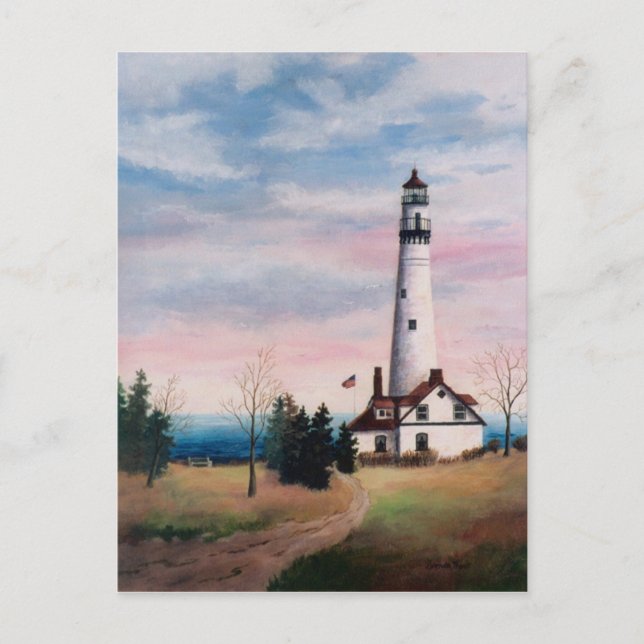 Wind Point Lighthouse Postcard (Front)