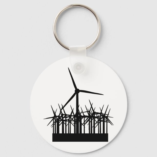 wind power environment keychain (Front)