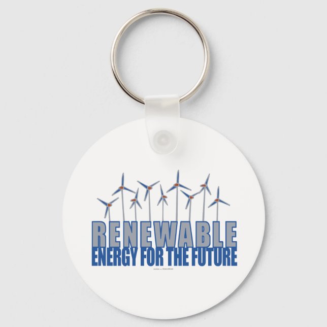 Wind Power Keychain (Front)
