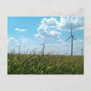 Wind Power Postcard by SnarkySharkDesigns at Zazzle