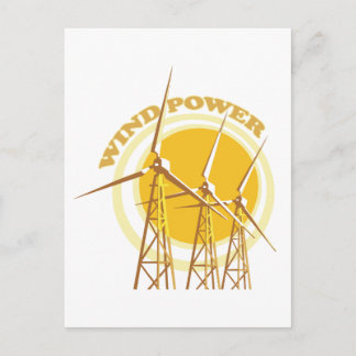Wind Power Postcard