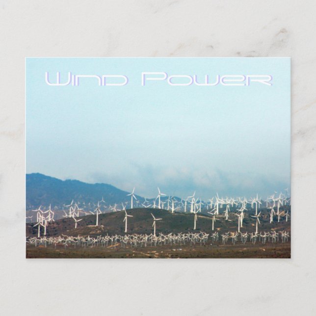 Wind Power Postcard (Front)