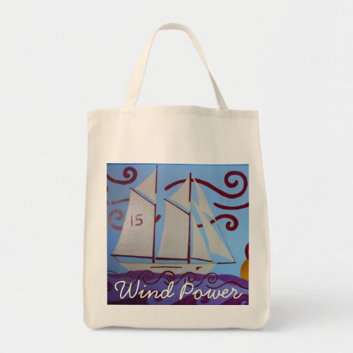 Wind Power Tote Bag