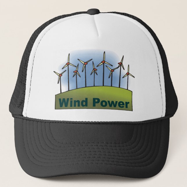 Wind Power Trucker Hat (Front)