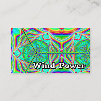 Wind Power ( you may change the words ) Business Card