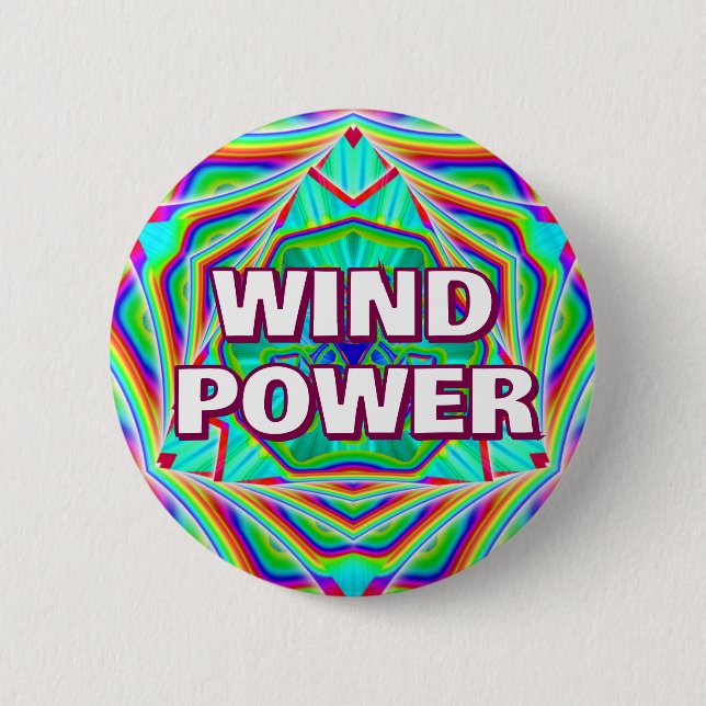WIND POWER (you may change the words) Button (Front)