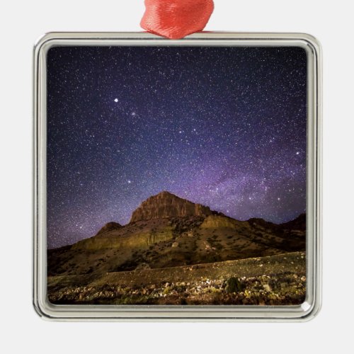 Wind River Canyon at Night Metal Ornament