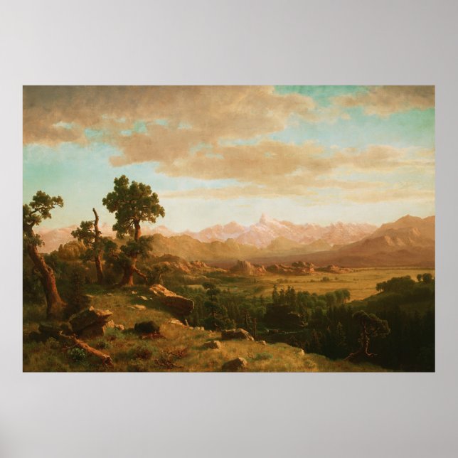 Wind River Country – Albert Bierstadt Poster (Front)