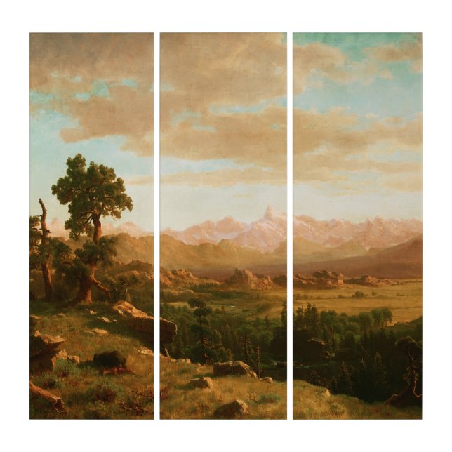 Wind River Country – Albert Bierstadt Triptych (Front)