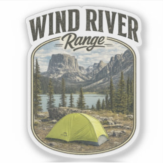 Wind River Range Vinyl Sticker