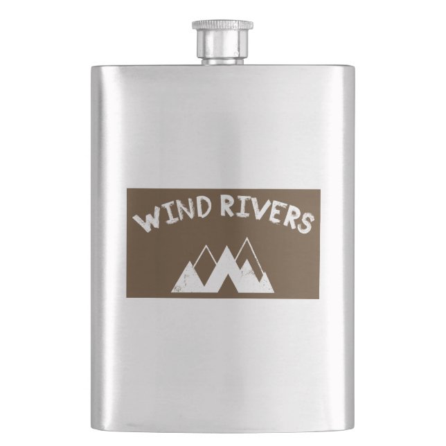 Wind Rivers Flask (Front)