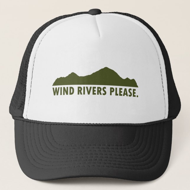 Wind Rivers Please Trucker Hat (Front)