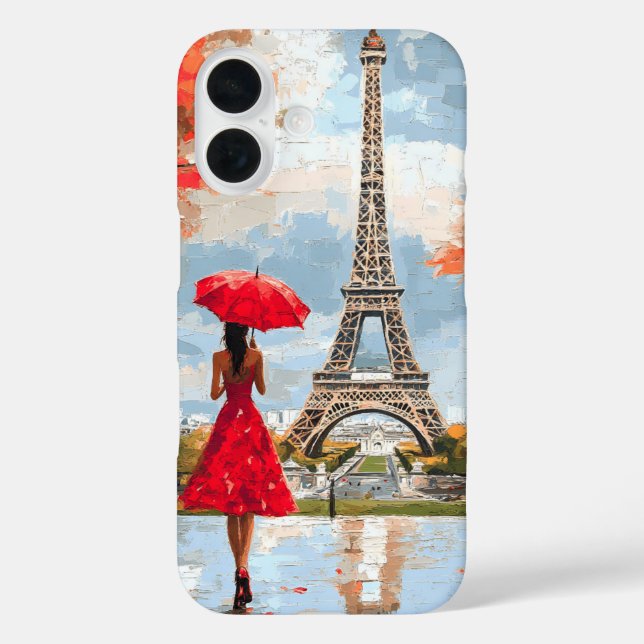 Wind Romance Paris Chic Walk Case-Mate iPhone Case (Back)