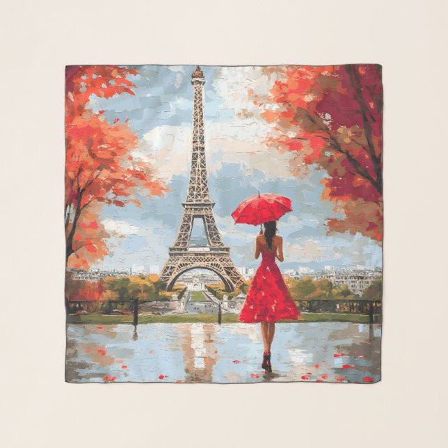 Wind Romance Paris Chic Walk Scarf (Front)