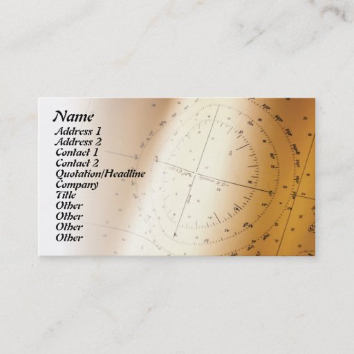 Customizable Wind rose business card templates