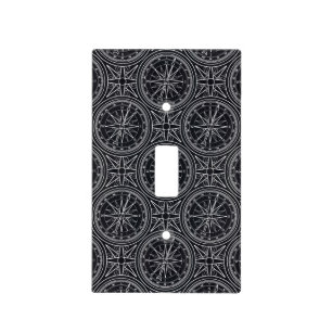 Wind Rose Compass Pattern Light Switch Cover
