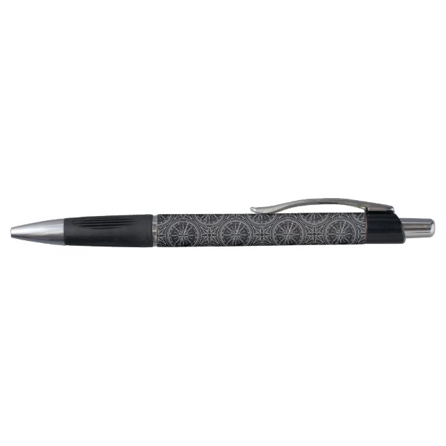 Wind Rose Compass Pattern Pen (Top)