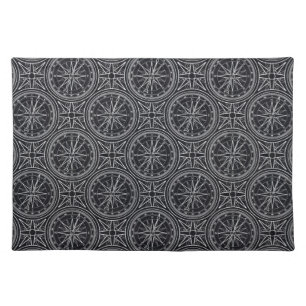Wind Rose Compass Pattern Placemat