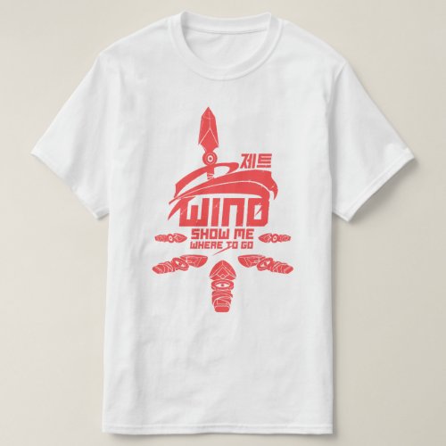 Wind Show Me Where To Go _ Jett Valorant T_Shirt