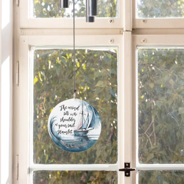 Wind in Your Sail Boat Name Wind Chime