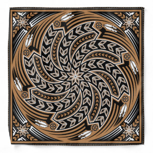 Wind Spirit Brown Bandana