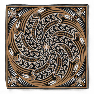 Wind Spirit Brown Bandana