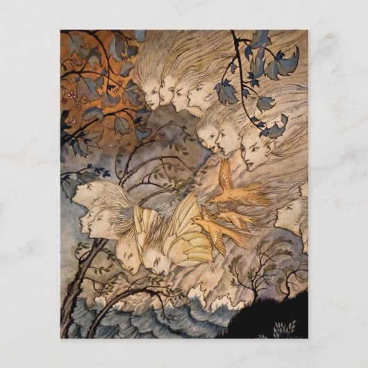 “Wind Sprites” by Arthur Rackham (Front)
