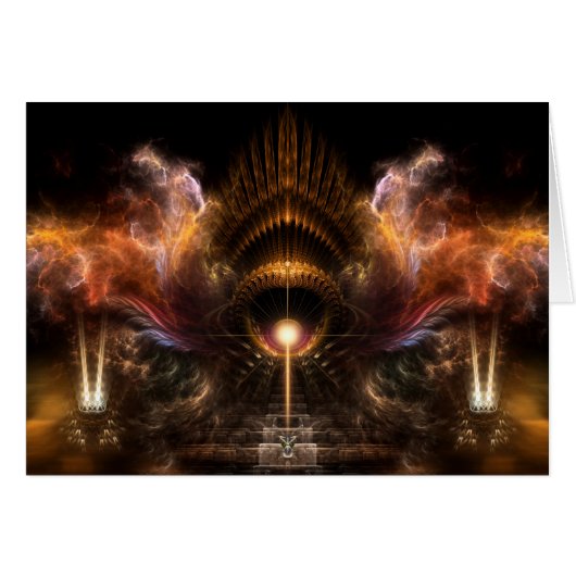 Wind Storm Fractal Art Cards (Front Horizontal)