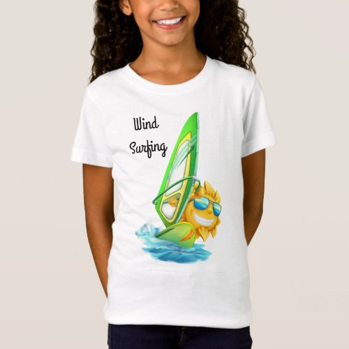 Wind Surfing Graphic  T_Shirt