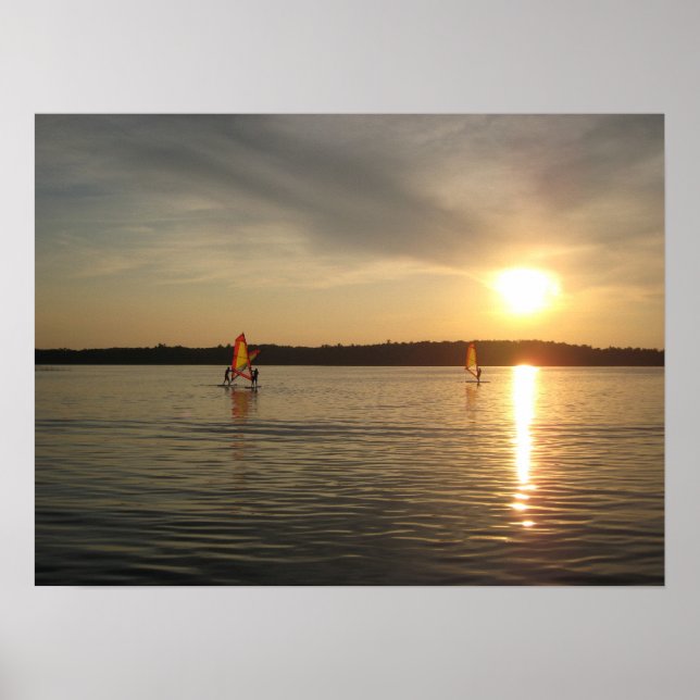 Wind Surfing Poster (Front)