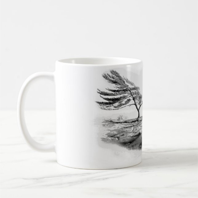 Wind Swept Pine-Georgian Bay Coffee Mug (Left)