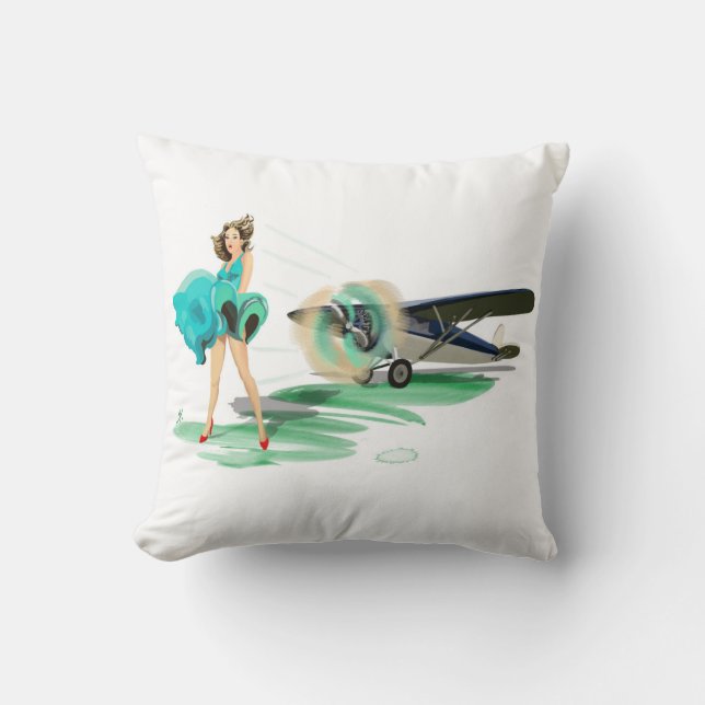 Wind Throw Pillow (Front)
