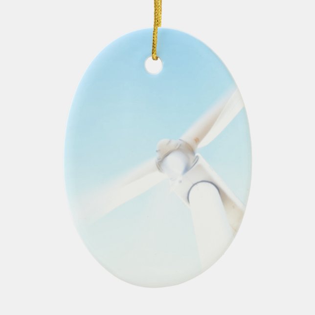 Wind Tower Ceramic Ornament (Front)