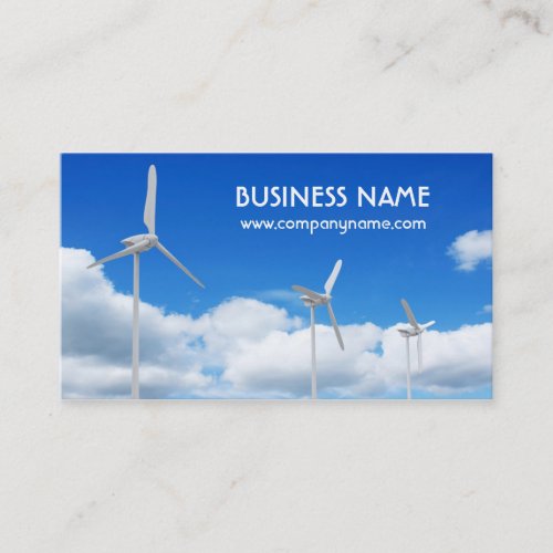 Wind Turbine Business Card