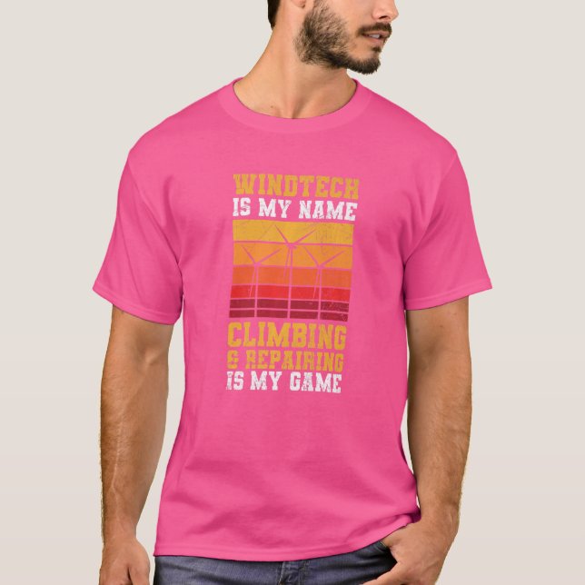 Wind Turbine Quote For A Wind Technician   T-Shirt (Front)