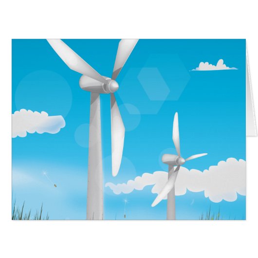 Wind Turbine renewable engery (Front Horizontal)