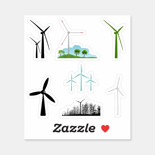 Wind Turbine Stickers