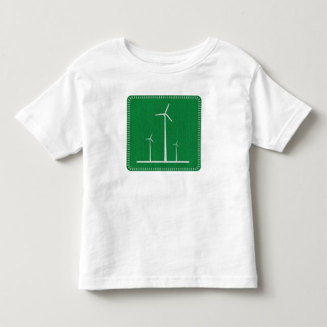 Wind Turbine Toddler T-Shirt (Front)