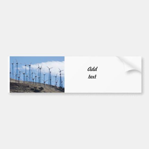 Wind Turbines Bumper Sticker