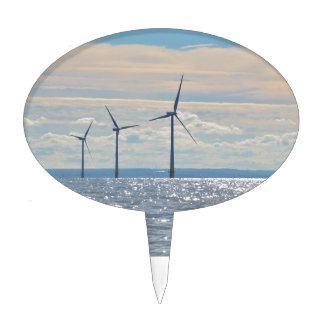 Wind Turbines Cake Topper