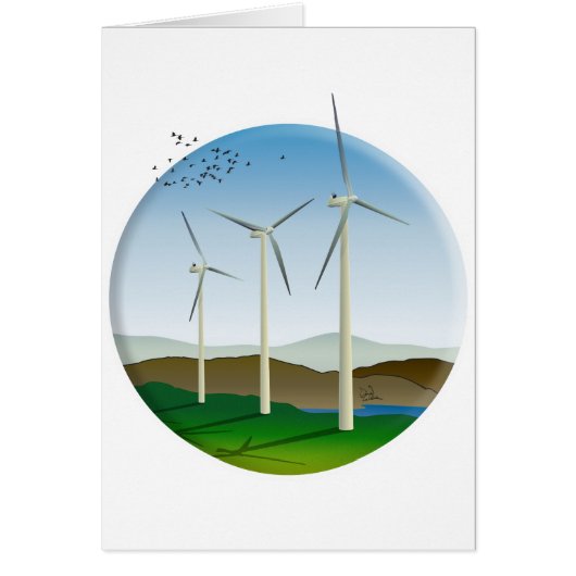 Wind Turbines Cards (Front)