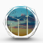 Wind Turbines Painted Sky Award<br><div class="desc">Wind Turbines Painted Sky</div>