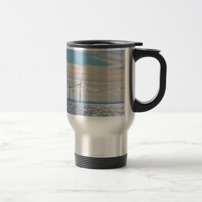 Wind Turbines Travel Mug (Right)